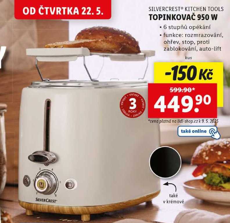 TOPINKOVAČ 950 W
