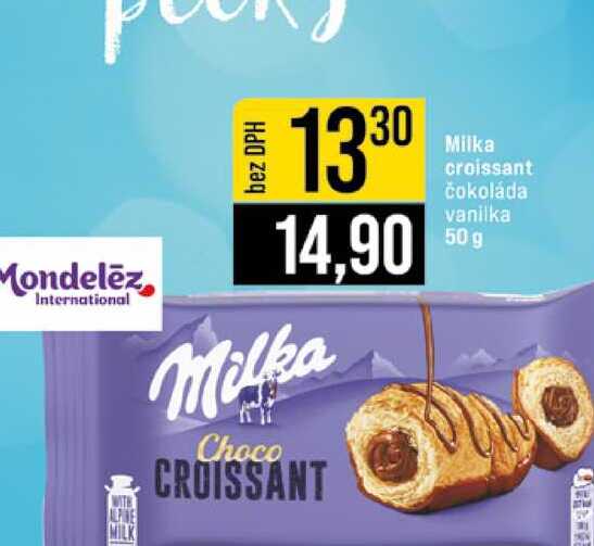 Milka croissant čokoláda vanilka 50 g