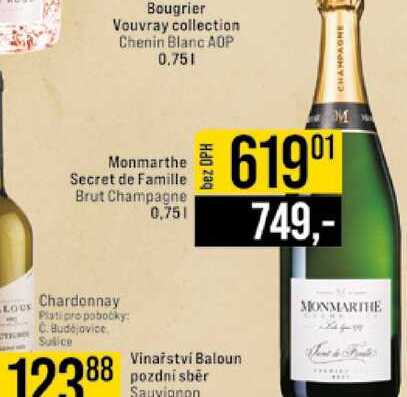 Monmarthe Secret de Famille Brut Champagne 0.75l