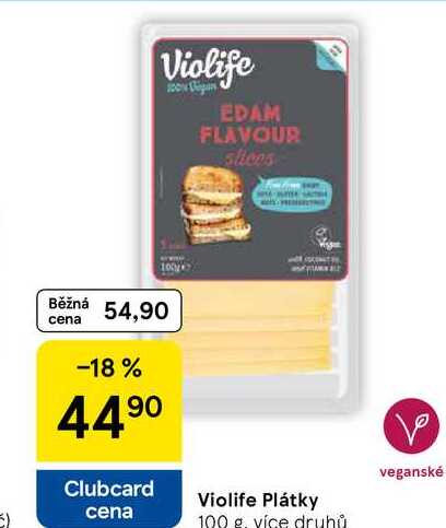 Violife Plátky, 100 g, více druhů 