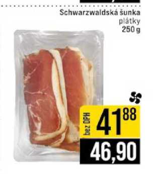 Schwarzwaldská šunka plátky 250 g 