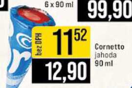 Cornetto jahoda 90 ml 