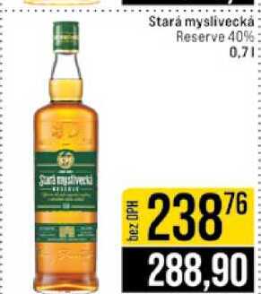 Stará myslivecká Reserve 40% 0,7l