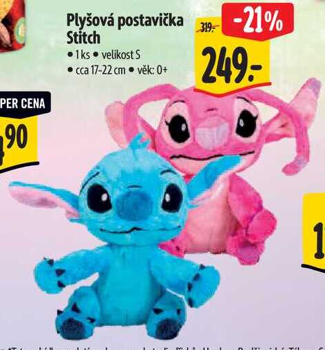 Plyšová postavička Stitch