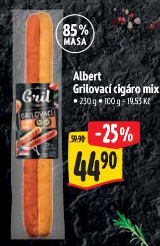 Albert Grilovací cigáro mix, 230 g 