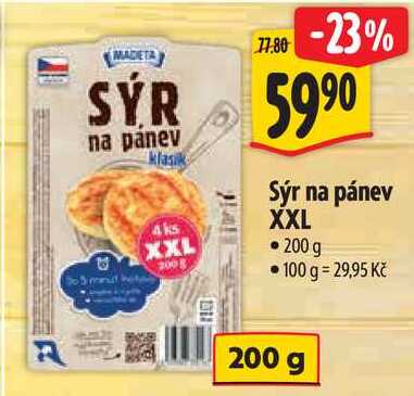 Sýr na pánev XXL, 200 g