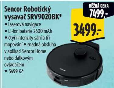 Sencor Robotický vysavač SRV9020BK