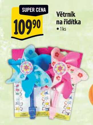 Větrník na řidítka