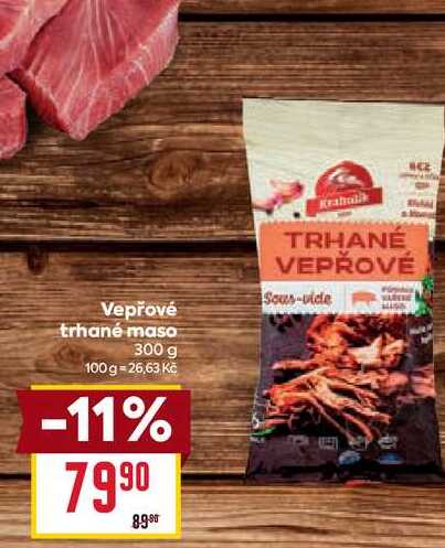 Vepřové trhané maso 300 g 