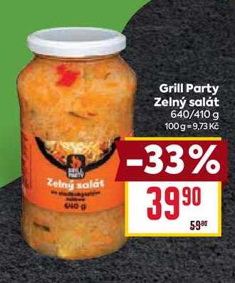 Grill Party Zelný salát 640/410 g