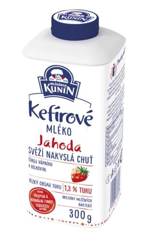 Kunín Kefírové mléko, Acidofilní mléko, 300 g