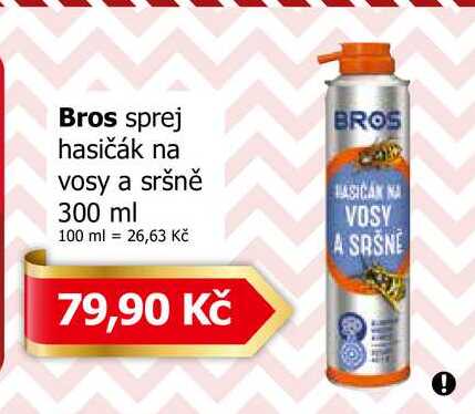 Bros sprej hasičák na vosy a sršně 300 ml 