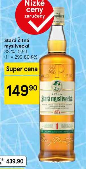 Stará Žitná myslivecká 38 %, 0.5 l