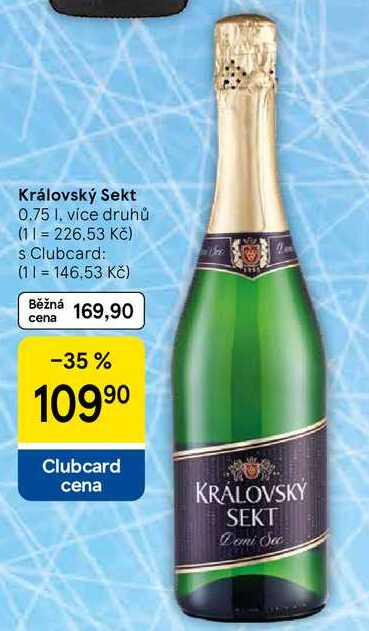 Královský Sekt, 0.75 l