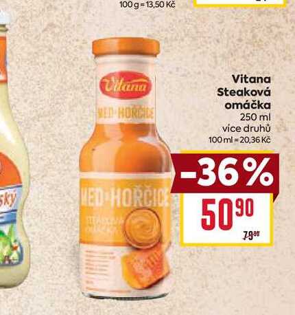 Vitana Steaková omáčka 250 ml 