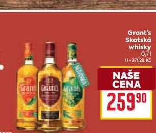 Grant's Skotská whisky 0,7l