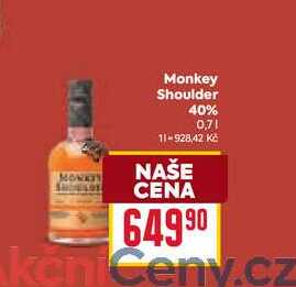 Monkey Shoulder 40% 0,7l