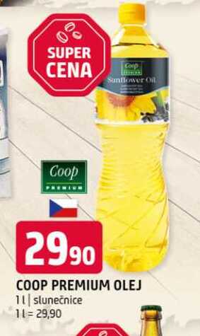 Coop premium olej 1l