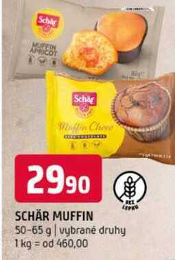 SCHÄR muffin 50-65 g vybrané druhy