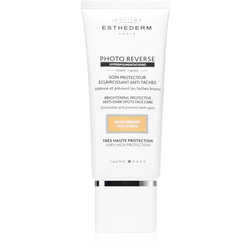 Institut Esthederm Photo Reverse Protective Anti-Dark Spots Tinted Face Care ochranný tónovací krém proti pigmentovým skvrnám s vysokou UV ochranou od