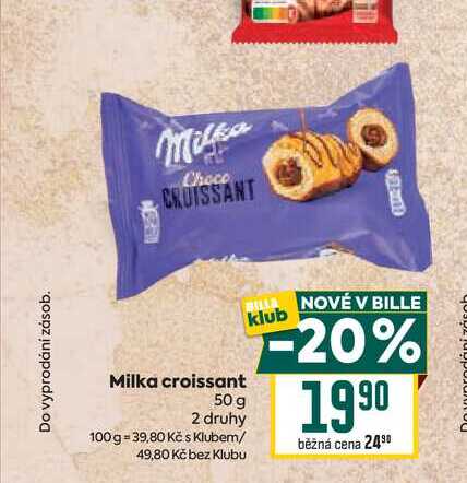 Milka croissant 50g