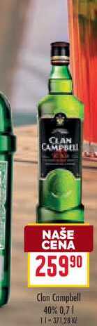 Clan Campbell 40% 0,7l