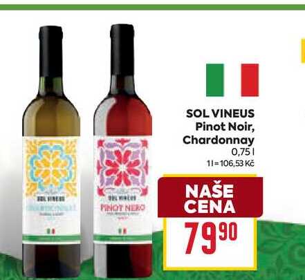 SOL VINEUS Pinot Noir, Chardonnay 0,75l