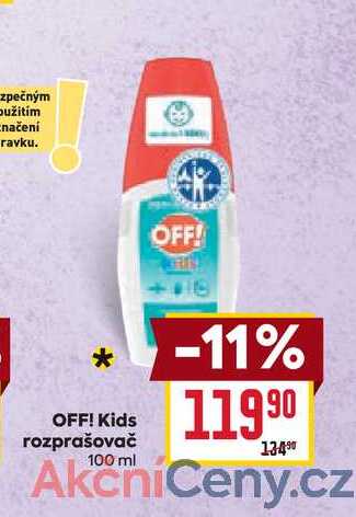 OFF! Kids rozprašovač 100ml