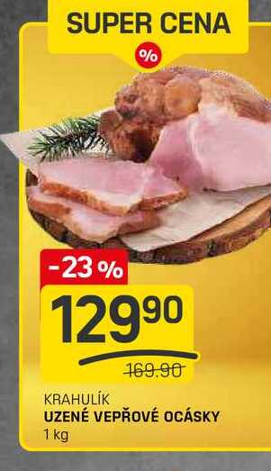 UZENÉ VEPŘOVÉ OCÁSKY 1 kg 