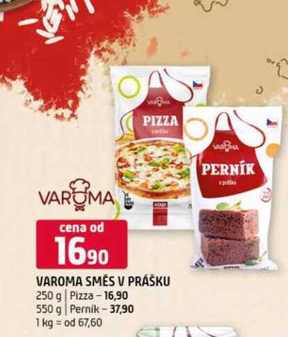 Varoma směs v prášku 250 g Pizza 550 g Perník