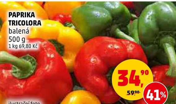 PAPRIKA TRICOLORA balená, 500 g  