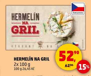 HERMELÍN NA GRIL, 2x 100 g 