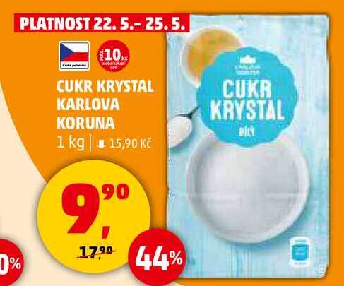 CUKR KRYSTAL KARLOVA KORUNA, 1 kg  