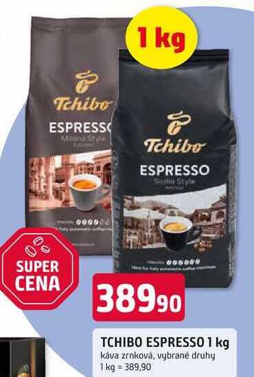 TCHIBO ESPRESSO 1 kg káva zrnková