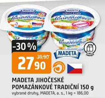 MADETA JIHOČESKÉ POMAZÁNKOVÉ TRADIČNÍ 150 g 