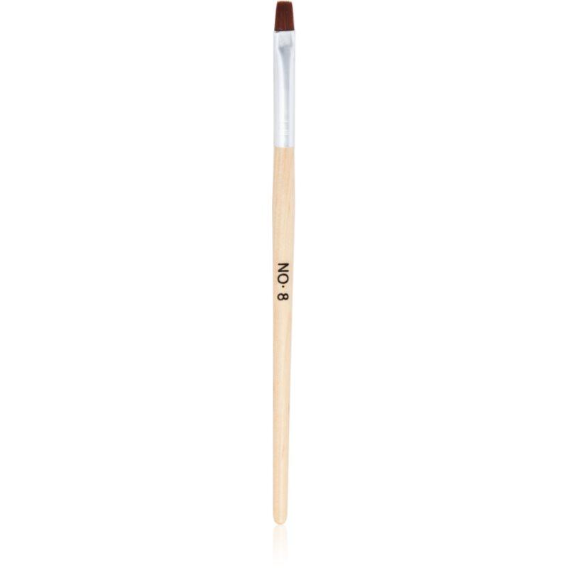 NEONAIL Wooden Brush štětec k nanášení gelových produktů typ No. 8 1 ks