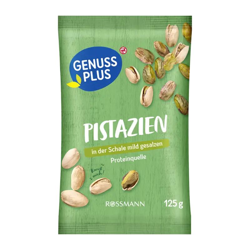 GENUSS PLUS Pistácie solené, 125 g