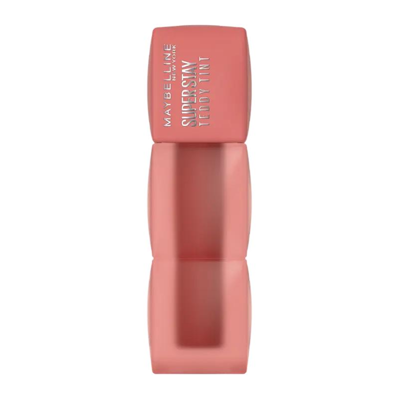 Maybelline Tekutá rtěnka Super Stay Teddy Tint 15 Skinny Dip, 1 ks