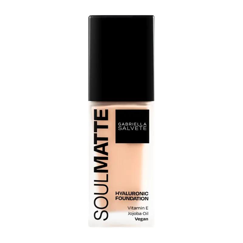 Gabriella Salvete Make-up Soulmatte Foundation Hyaluronic 03 Cold Beige, 1 ks