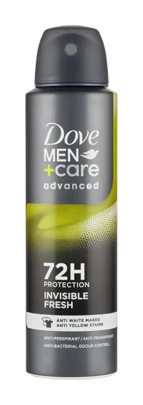 Dove Men Antiperspirant sprej pro muže Advanced Invisible Fresh, 150 ml