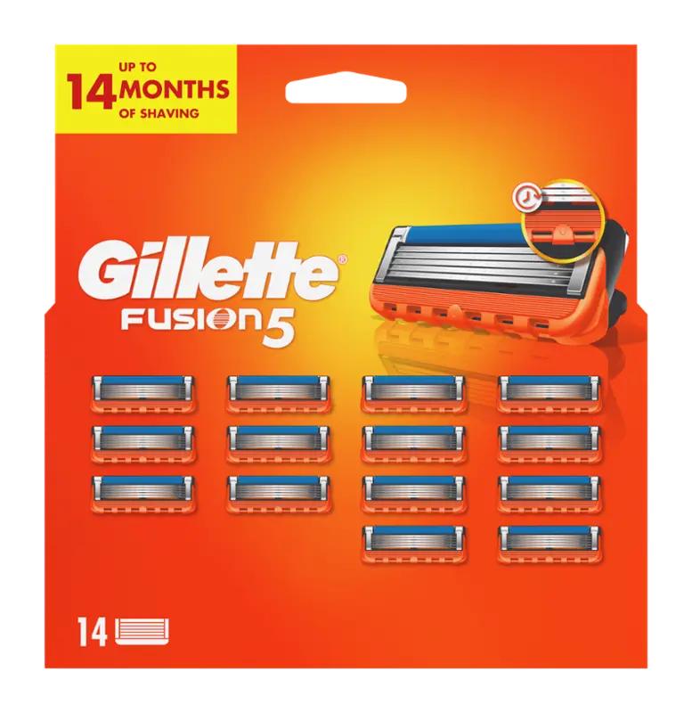 Gillette Náhradní holicí hlavice Fusion5, 14 ks