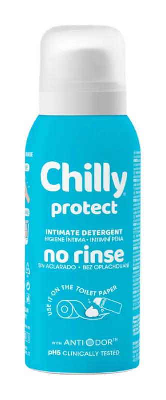 Chilly Intimní mycí pěna bez oplachování Protect, 100 ml