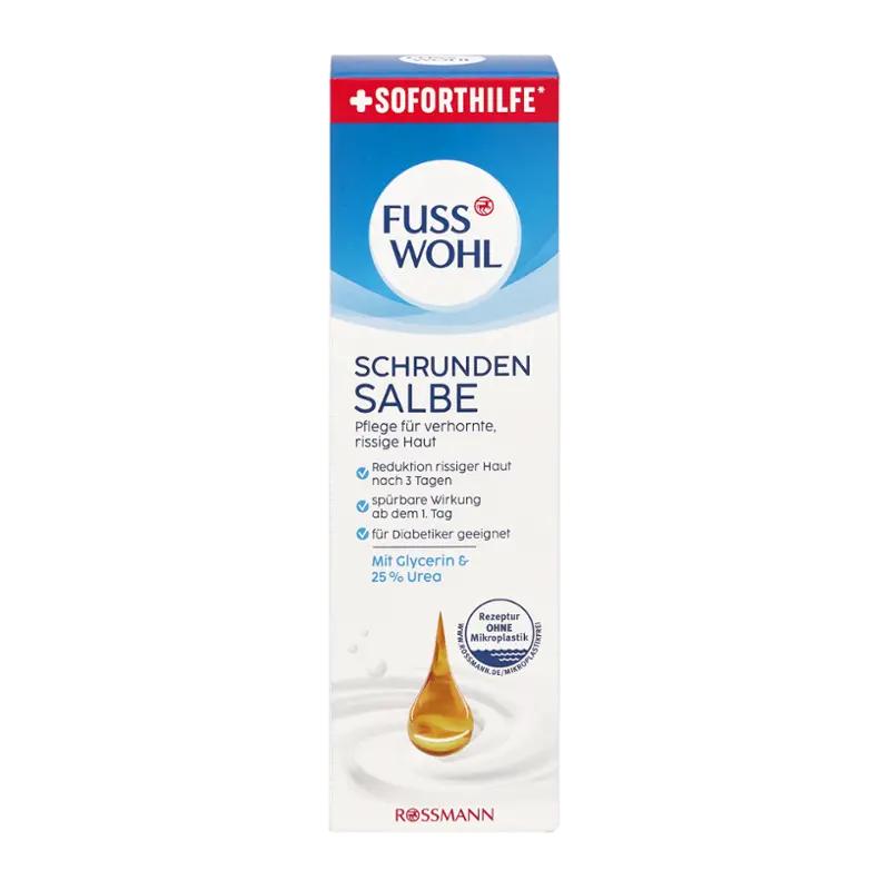Fusswohl Krém na prasklinky na nohou, 75 ml