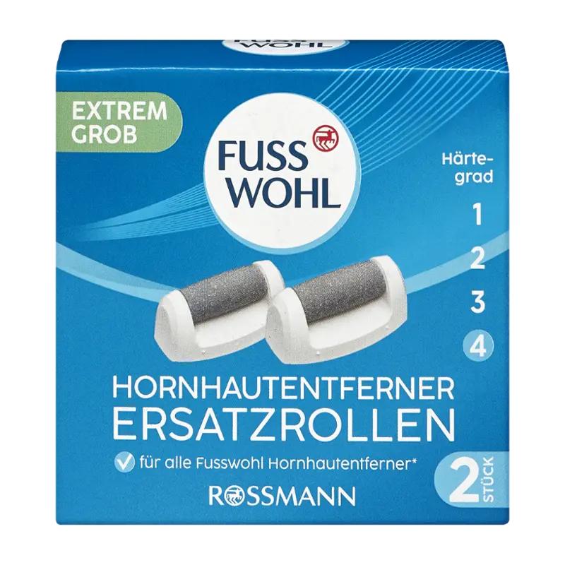 Fusswohl Náhradní hlavice k elektrickému pilníku, extra hrubost 3+, 2 ks