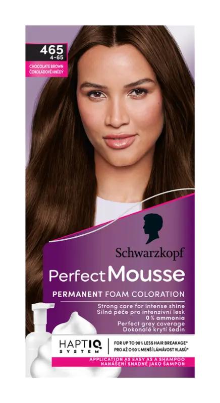Schwarzkopf Barva na vlasy Perfect Mousse 465 (4-65) čokoládově hnědá, 1 ks