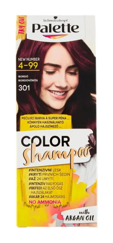 Palette Barva na vlasy Color Shampoo 4-99 (301) bordó, 1 ks