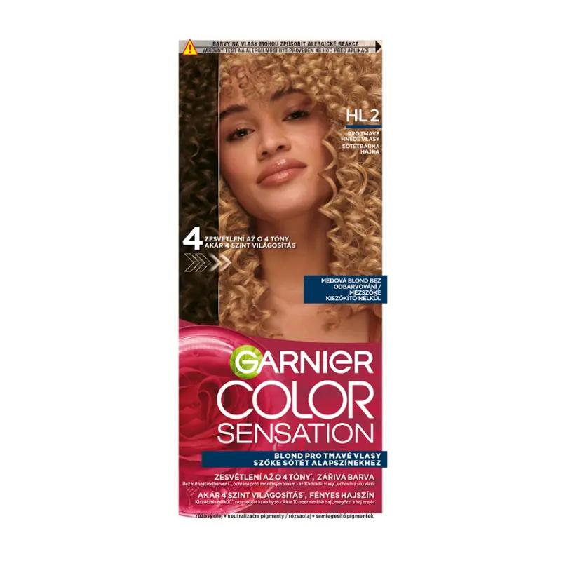 Garnier Barva na vlasy Color Sensation HL2 medová blond bez odbarvování, 1 ks
