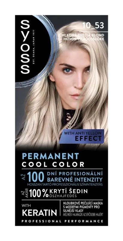 Syoss Barva na vlasy Cool Color 10-53 Light blonde, 1 ks