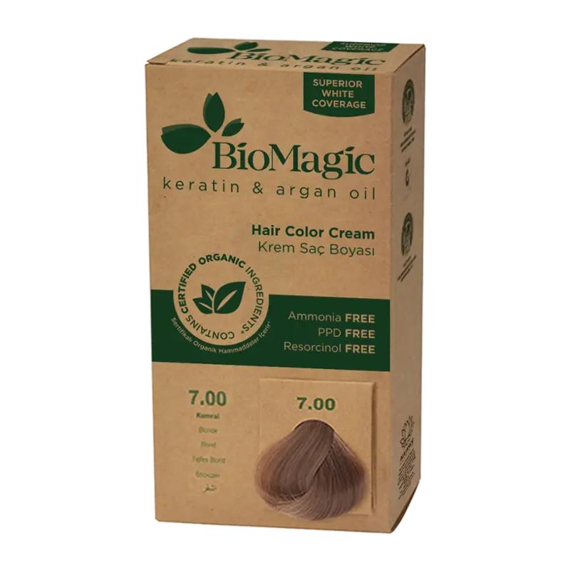 BioMagic Barva na vlasy Color Cream 7.00 Blonde, 1 ks