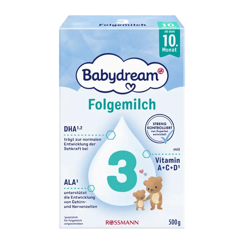 Babydream Pokračovací mléčná kojenecká výživa 3, 500 g